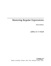 book Mastering Regular Expressions 3rd : Regular Expressions