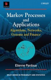 book Markov processes and applications : algorithms, networks, genome and finance