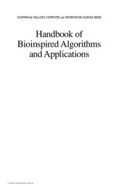 book Handbook of Bioinspired Algorithms and Applications