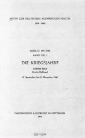 book DIE KRIEGSJAHRE : 15. September bis 11. Dezember 1941