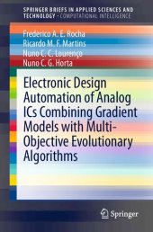 book Electronic design automation of analog ICs comibining gradient models with multi-objective evolutionary alogirthms