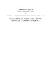 book The 'Laterculus Malalianus' and the School of Archbishop Theodore