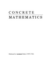 book Concrete Mathematics