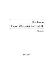 book Linux felhasználói ismeretek