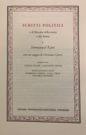 book Scritti politici e di filosofia della storia e del diritto