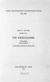 book DIE KRIEGSJAHRE : 13. November 1940 bis 31. Januar 1941