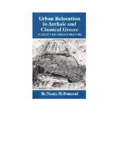 book Urban Relocation in Archaic and Classical Greece: Flight and Consolidation