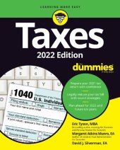 book Taxes For Dummies: 2022 Edition