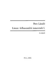 book Linux felhasználói ismeretek