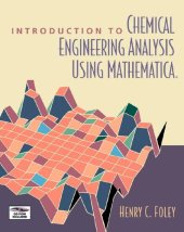 book An Introduction to Chemical Engineering Analysis Using Mathematica