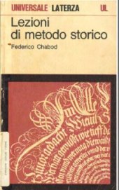 book Lezioni di metodo storico (Universale Laterza) (Italian Edition)