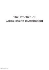 book The Practice of Crime Scene Investigation