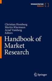 book Handbook of Market Research