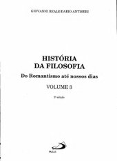 book História Da Filosofia: Do Romantismo Até Nossos Dias