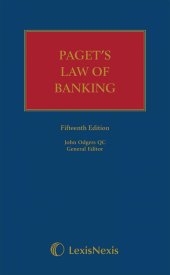 book Paget's Law of Banking