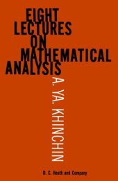 book Eight lectures on mathematical analysis