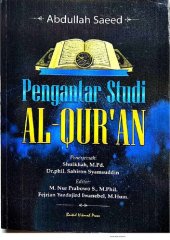 book Pengantar Studi Al-Qur’an Abdullah Saeed