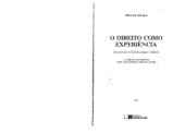 book O direito como experiência - 2ª edição de 1992