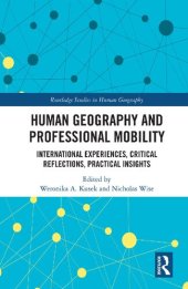 book Human Geography and Professional Mobility: International Experiences, Critical Reflections, Practical Insights