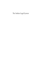 book The Indian Legal System: An Enquiry