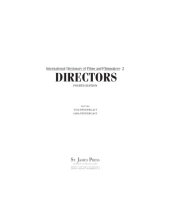 book International Dictionary of Films and Filmmakers. Vol. 2: Directors