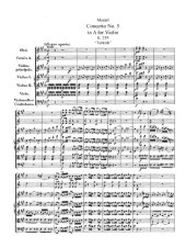 book Concerto No.5 in A-Dur KV.219-Partitura completa