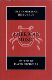 book The Cambridge History of Music: American MusicPreviousNext American Music