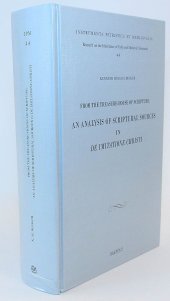 book From the Treasure-House of Scripture: An Analysis of Scriptural Sources in "De Imitatione Christi"