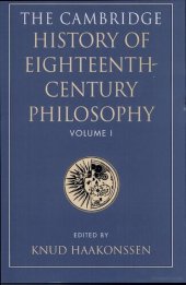 book The Cambridge History of Eighteenth-Century Philosophy, Volume 1