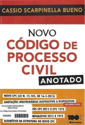 book Novo Codigo de Processo Civil Anotado