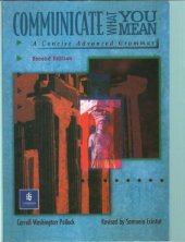 book Communicate What You Mean: A Concise Advanced Grammar