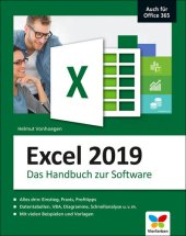 book Excel 2019 Das Handbuch zur Software