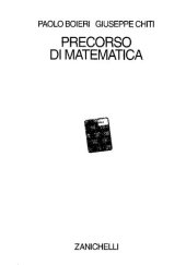 book Precorso di matematica