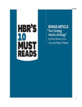 book HBR's 10 Must Reads for CEOs (with bonus article "Your Strategy Needs a Strategy" by Martin Reeves, Claire Love, and Philipp Tillmanns)