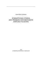 book Sokratovská otázka ako problém historiografie antickej filozofie