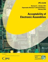 book IPC-A-610: Acceptability of Electronic Assemblies (IPC-A-610G)
