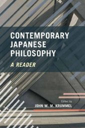 book Contemporary Japanese Philosophy: A Reader