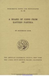 book A Hoard of Coins from Eastern Parthia