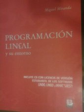 book PROGRAMACION LINEAL Y SU ENTORNO