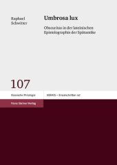 book Umbrosa lux: obscuritas in der lateinischen Epistolographie der Spätantike