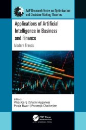 book Applications of Artificial Intelligence in Business and Finance: Modern Trends