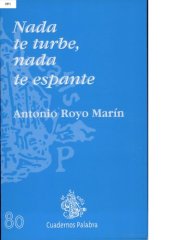 book Nada te turbe. Nada te espante (Cuadernos Palabra) (Spanish Edition)