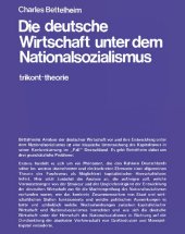 book Die deutsche Wirtschaft unter dem Nationalsozialismus