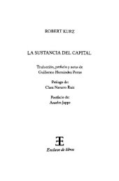 book La sustancia del capital