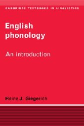 book English Phonology: An Introduction