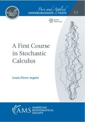 book A First Course in Stochastic Calculus