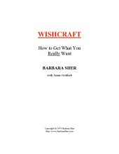 book Wishcraft: How to Get What You Really Want