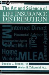 book The Art & Science of Life Insurance Distribution