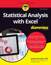 book Statistical Analysis with Excel For Dummies (For Dummies (Computer/Tech))