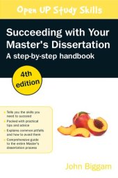 book Succeeding with Your Master’s Dissertation: Step-by-step Handbook